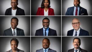 A group of people in suits and ties.