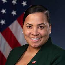Rachael Rollins Resigns posing for a picture