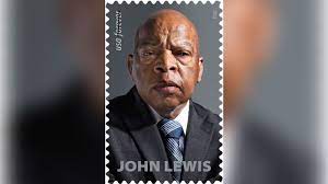 The late Congressman John Lewis gets a stamp of perfection