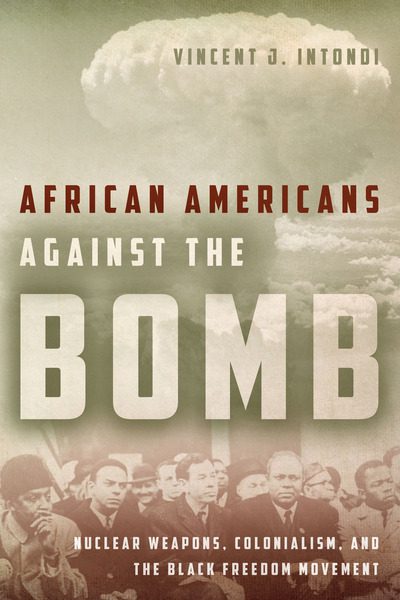 A book cover with the title of african americans against the bomb.