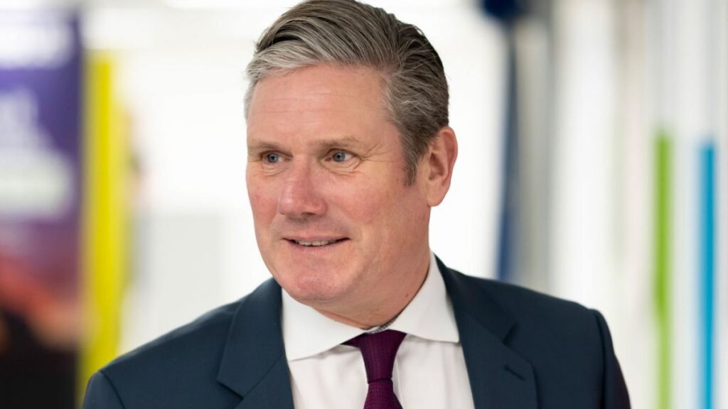 Portrait of Keir Starmer, Labour Leader.