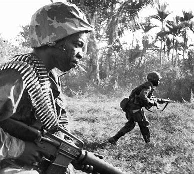 Black soldiers in Vietnam