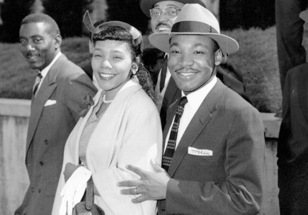 Rev. Dr. Martin Luther King Jr., and his wife